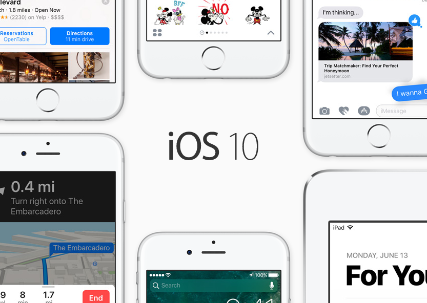 Tampilan iOS 10 UI, Photosop File